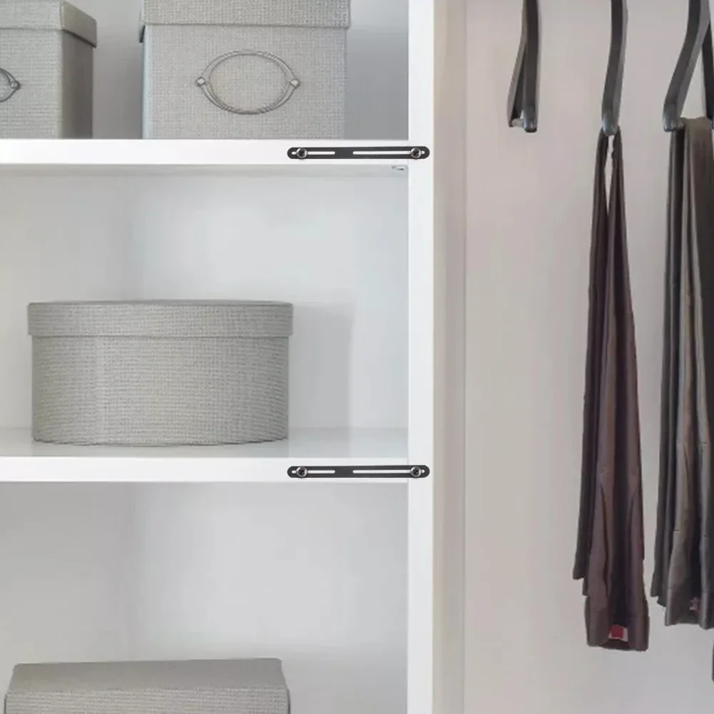 Flat Connector Stainless Steel Slotted Hole Perforated Plate For Wood Furniture Perforated Plate Furniture Support Hardware