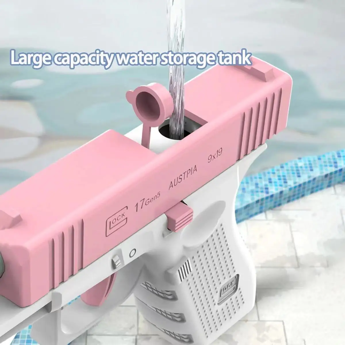 Water Guns Glock Pistol Toy Squirt Guns Blaster for Summer Shooting Games Outdoor Toys Water Blaster Pistol for Kids Adult