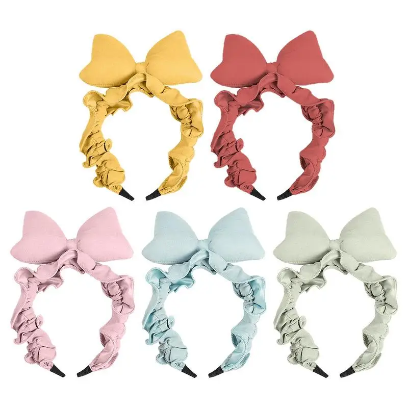 Headband For Women Christmas Hair Scrunchies With Bow Soft Hair Scrunchy Soft Elastic Hair Accessories For Girls Women Cosplay