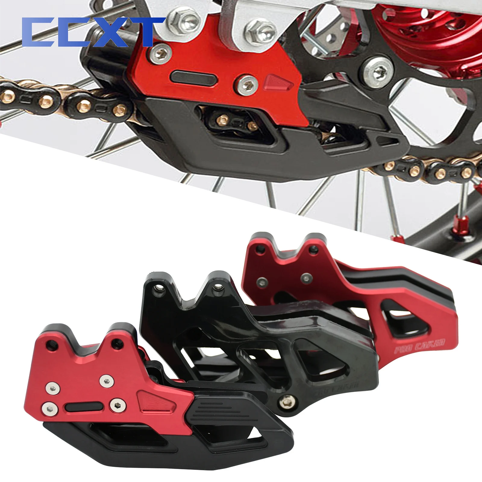 CNC Aluminum Chain Guide Guard Protector For Honda CRF150F CRF230F CRF250F CRF250L CRF300L RALLY CRF250M 2003-2021 Universal