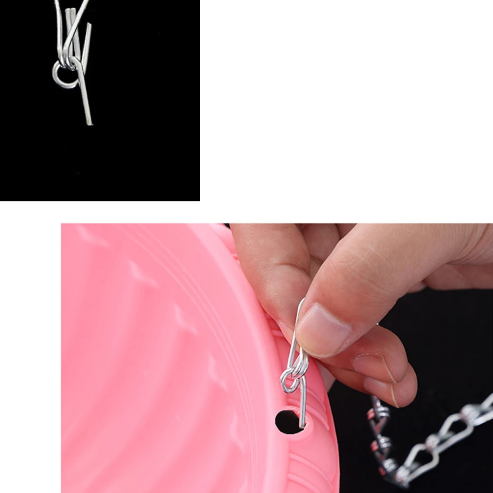 

5Set Hanging Planter Pots Plastic Resin Durable Eco Friendly Wall Mount Flower Pot Basin for Indoor Outdoor Balcony Plant