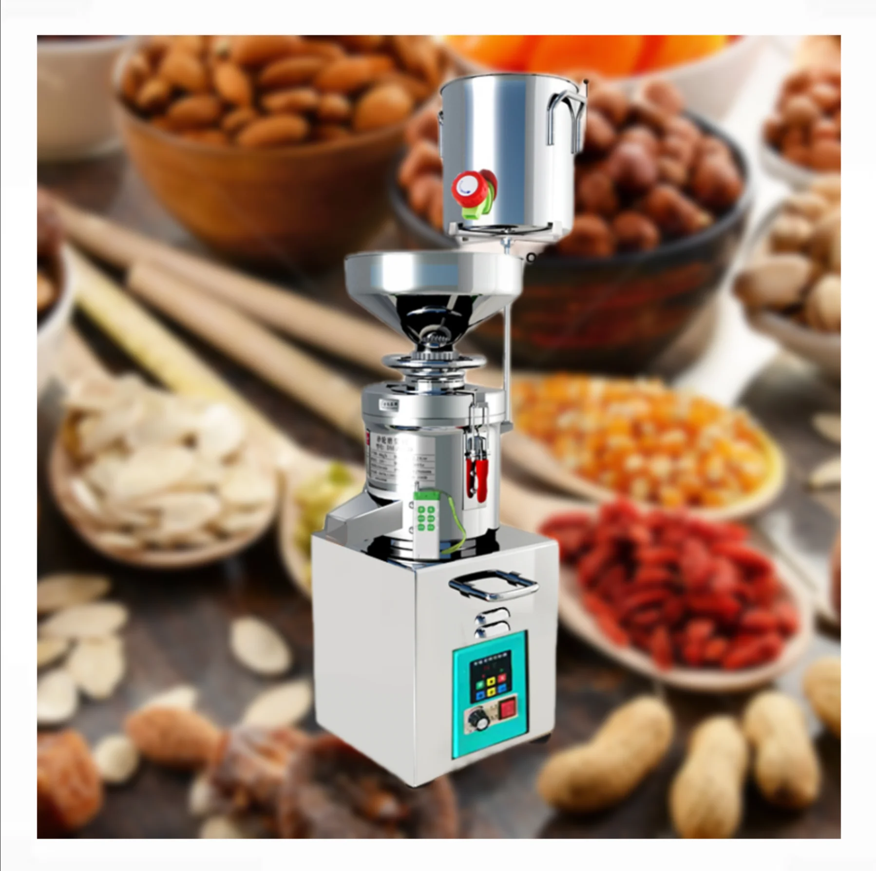 

Commercial Corn Flour Mill And Rice Nut Milk Machine Peanut Butter Making Grinder Wheel