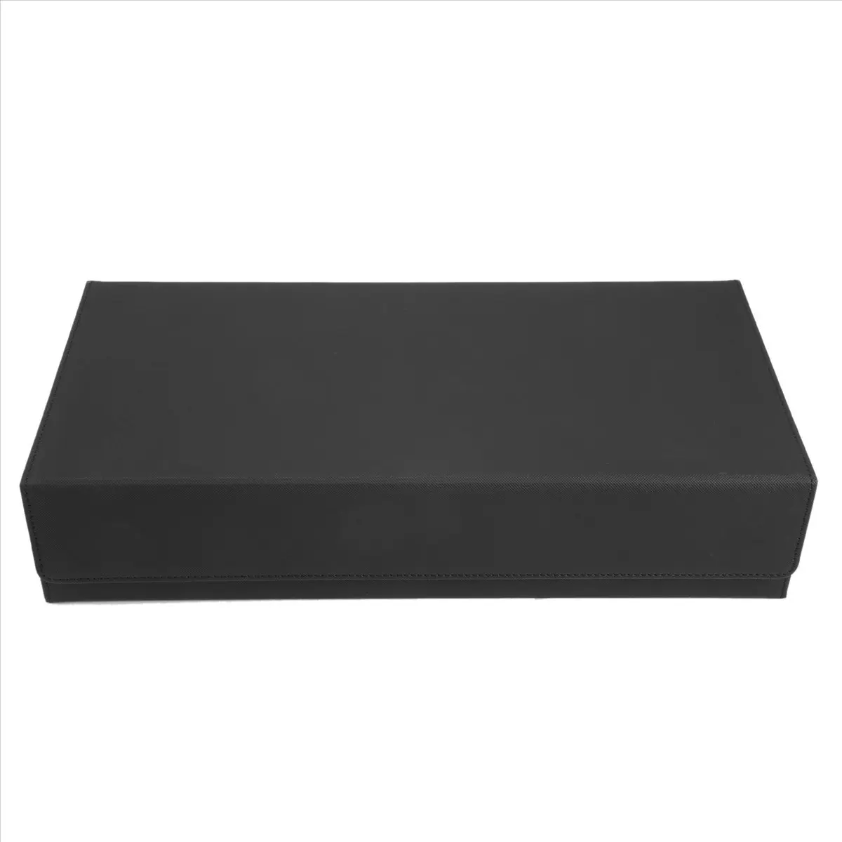 【STOCK】Super Hive 550+ Monocolor Cards Deck Box Leather Cards Deck Case for Trading Card Games TCG Black