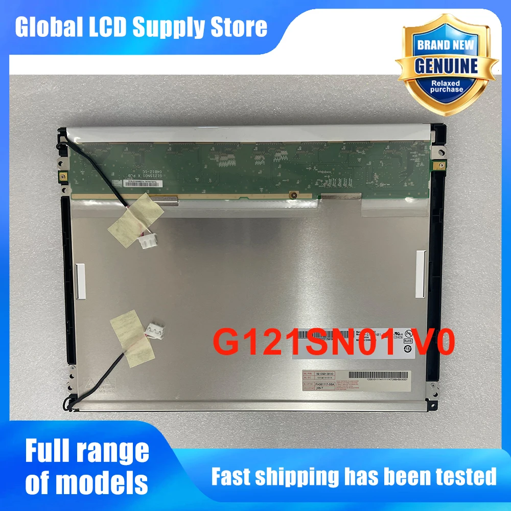 G121SN01 V0 12.1 Inch Original LCD Display Screen Panel for New Fully Tested and Fast Shipping