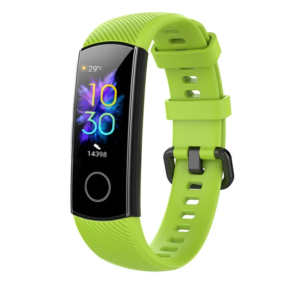 Silicone Strap For Honor Band 4 5 Smart Accessories Replacement Wristbands Strap For Huawei Honor Band 5/4 Sport Bracelet