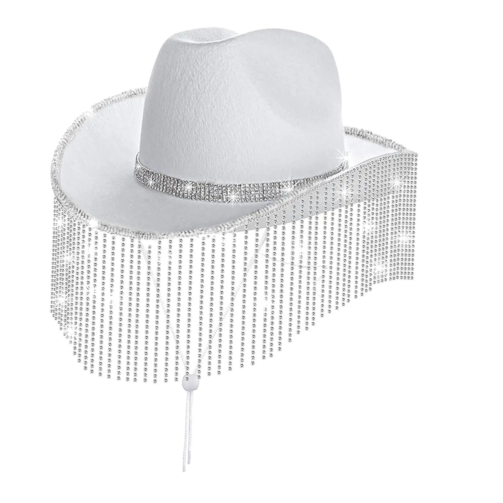 Western Style Cowboy Hat Men Outdoor Sunshade Hat for Hiking Festivals Beach