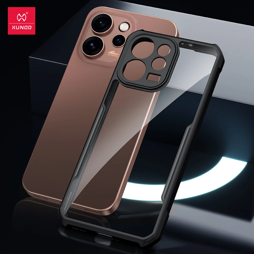 Xundd For OPPO Reno15 Pro Reno 15F Case Global Airbag Shockproof Shell TPU+Acrylic Back Ultra Transparent Cover Thin&Flexible