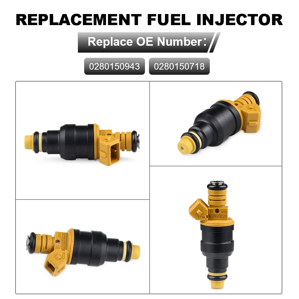 

8X Petrol Fuel Injector 0280150943 For Ford Lincoln 4.6L 5.0L 5.4L 5.8L V8 High Quality Fuel Injector Nozzle Auto Parts