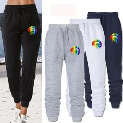 Women's Sweat Pants Women Cotton Loose Trousers Men Plus Size High Waist Joggers Pants Hip Hop Bottoms Casual Sweatpants