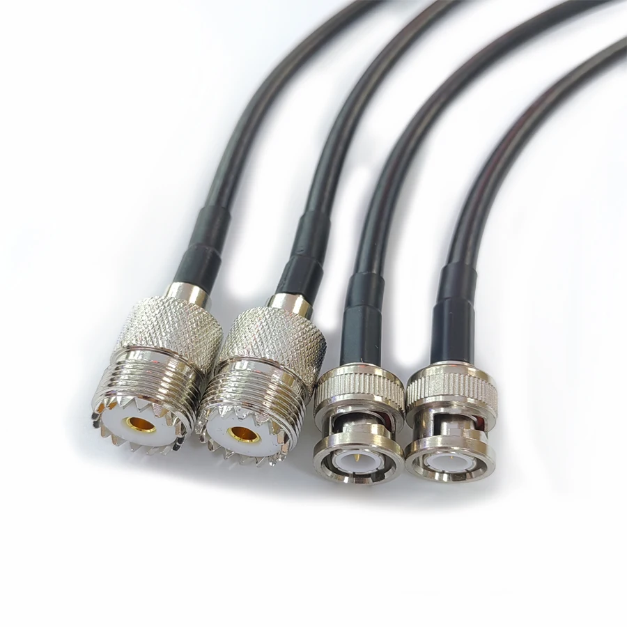 

5PCS/Lot TNC Male To BNC-J Adapter Plug Connector RF Coaxial Extension Pigtail Cable RG58 For Signal 20CM/30CM/50CM