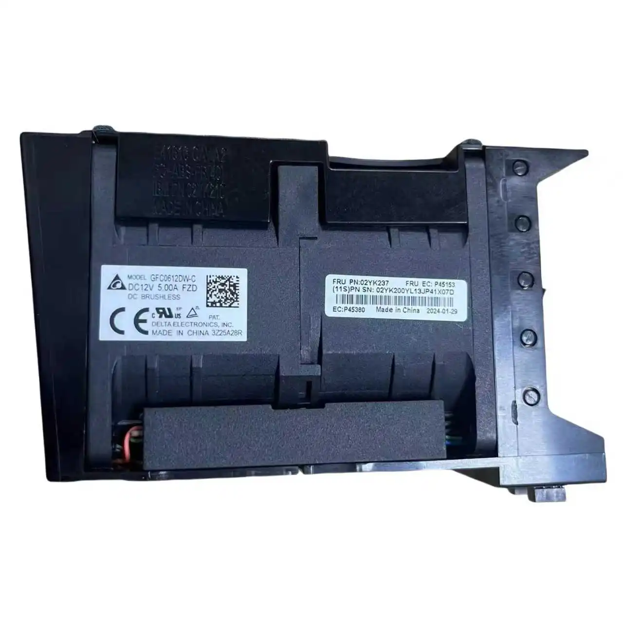 for Delta GFC0612DW-CFZD 12V 5A Extreme Cooling Fan - 60x60x76mm, 18000RPM, Turbocharged Server Fan with Protective Housing