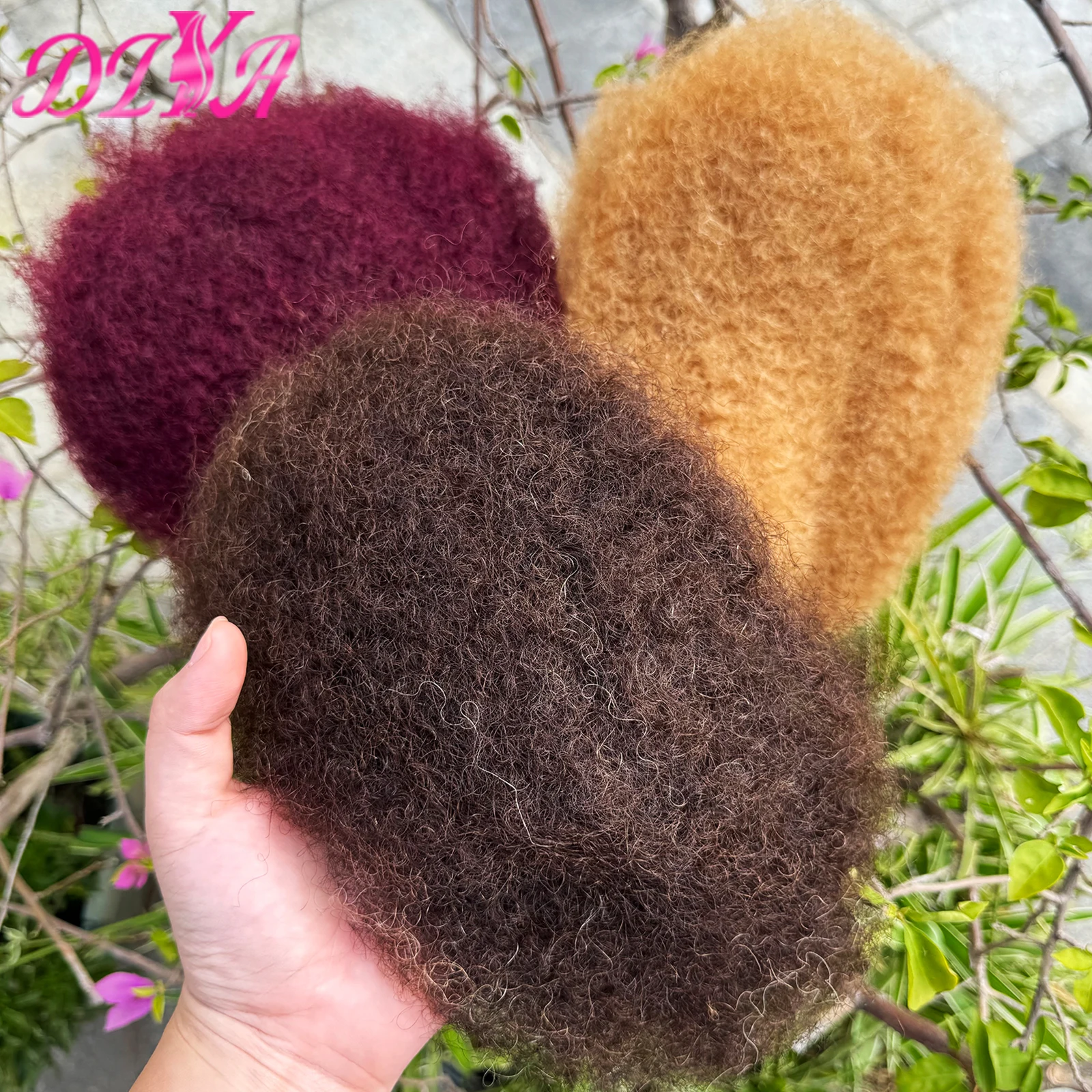 

50 г/упак., наращивание дредов, объемные волосы Remy для плетения без насадки, перуанские бразильские QVR, афро-кудрявые объемные человеческие волосы