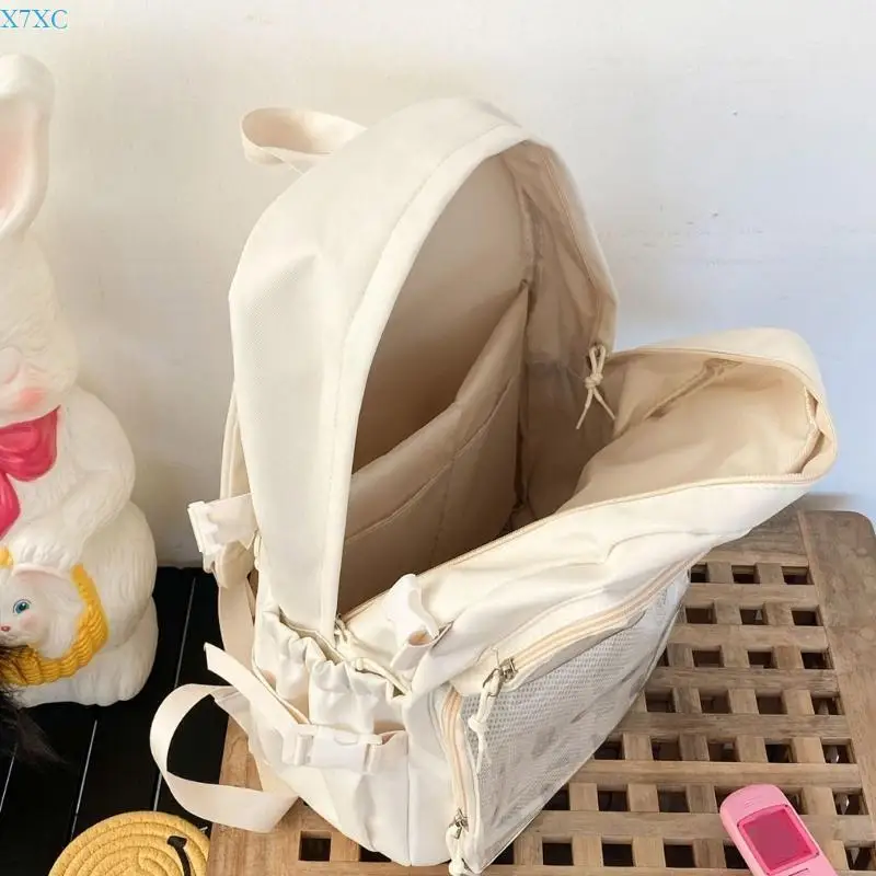 X7XC Large Capacity Backpack for Pin Display Student School Backpack Itabag Backpack