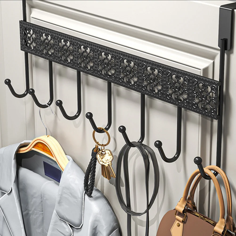 

Wall Hooks Shelf Metal Coat Rack Hanging Shelf Iron Hook Clothes Hats Towel Hook Towel Hook Hook Rack