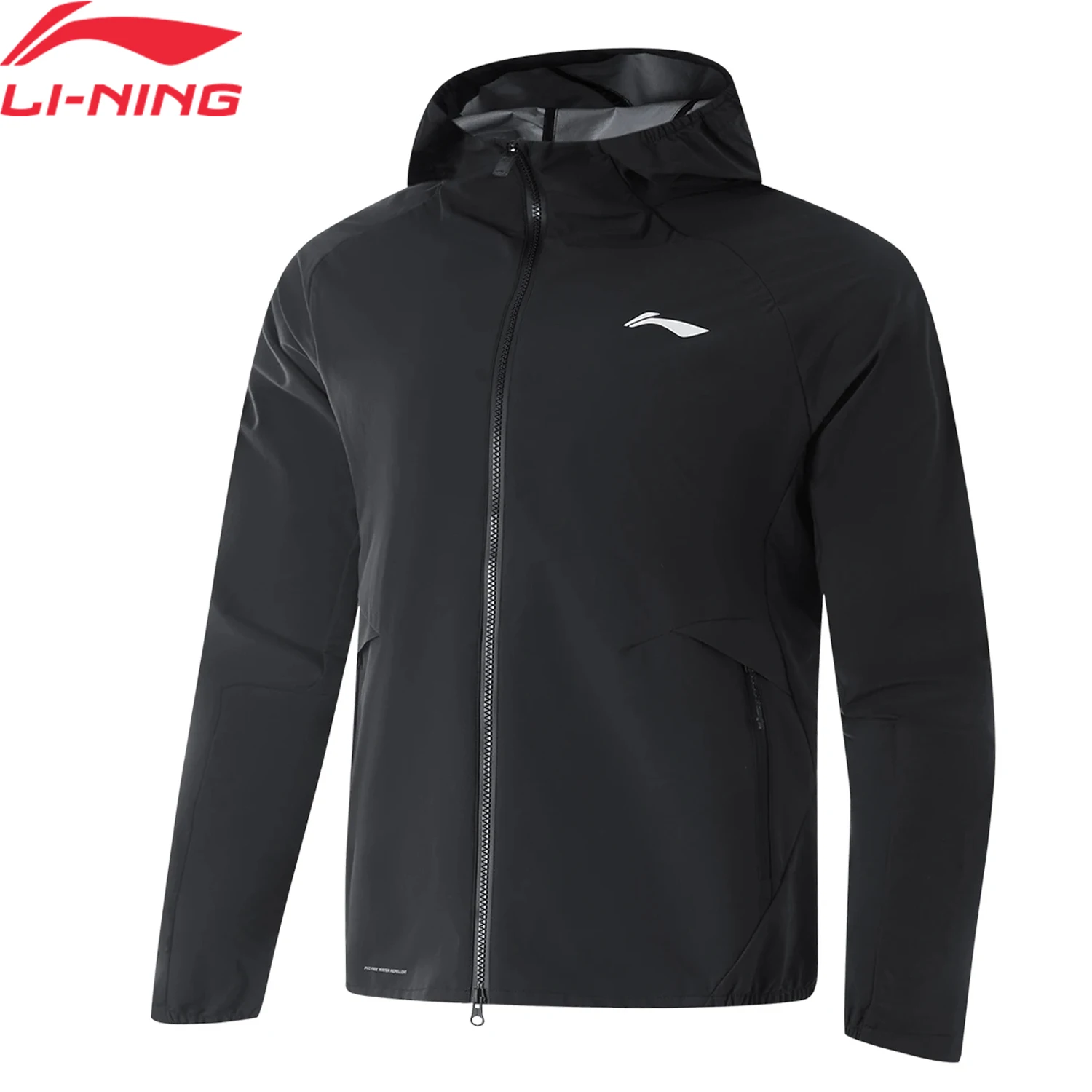 Li-Ning Men Running Hooded Windbreaker AT PROOF WIND Polyester Regular Fit LiNing Reflective Sports Jacket Coat AFDV043