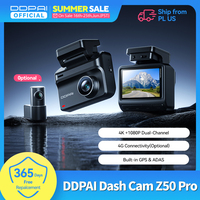 2025 New DDPAI Dash Cam Z50 Pro 4K Car Camera Night Vision 5GHz Wi-Fi GPS ADAS 24H Parking Monitor Support Front and Rear Cam