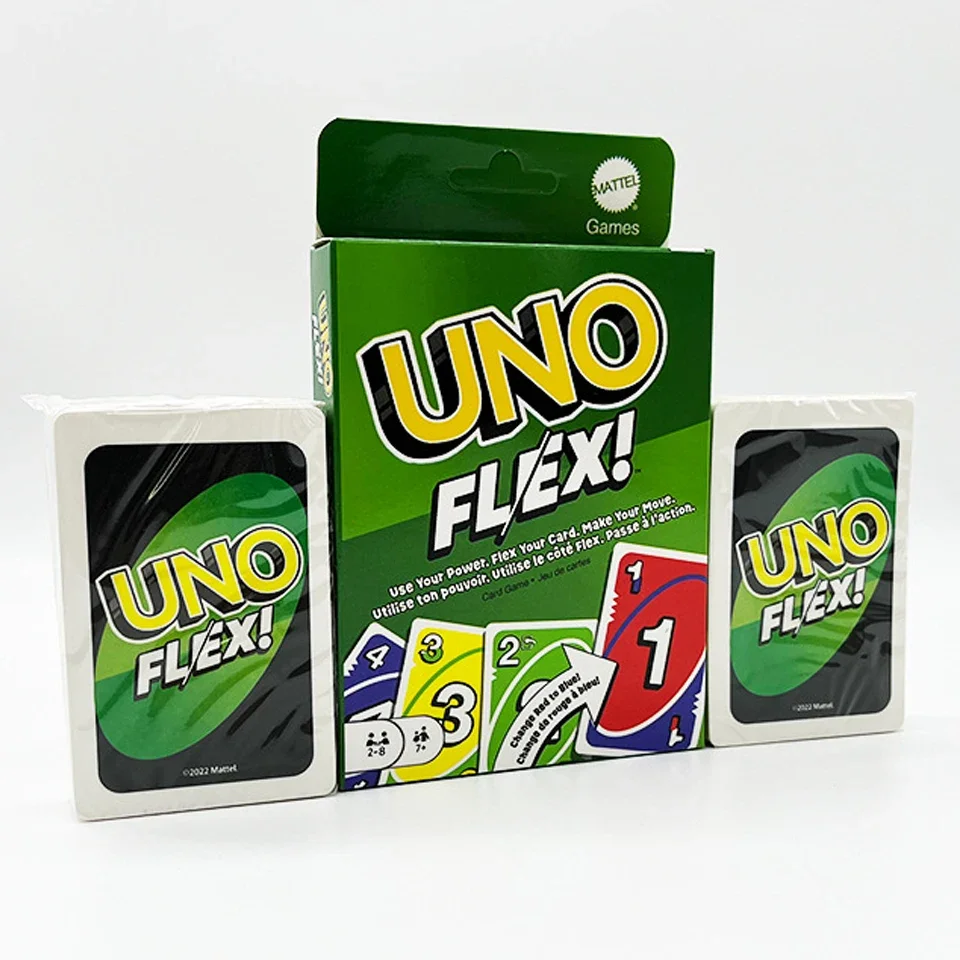 Uno Flex Flip Dos Matching Card Game Anime UNO No mercy Multiplayer Family Party Boardgame Funny Friends Entertainment Poker