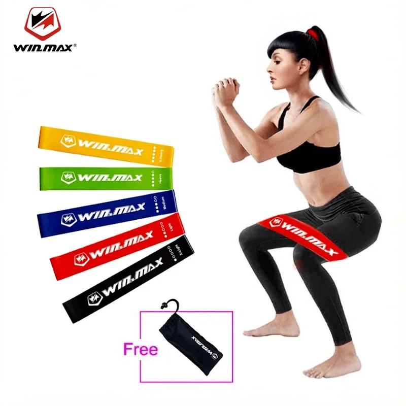 

Winmax Resistance Band Set Latex Gym Strength Training Rubber Loops Bands Fitness Equipment