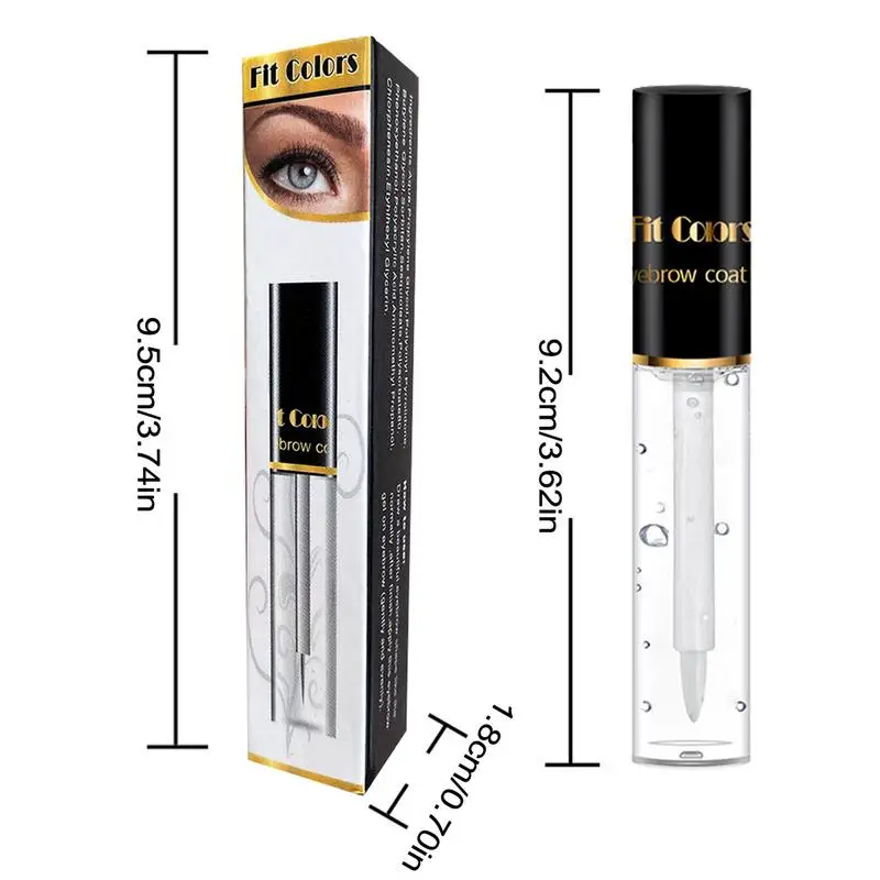 Gel réparateur transparent pour les sourcils, gel correcteur pour les yeux, liquide résistant à l'eau et à la sueur