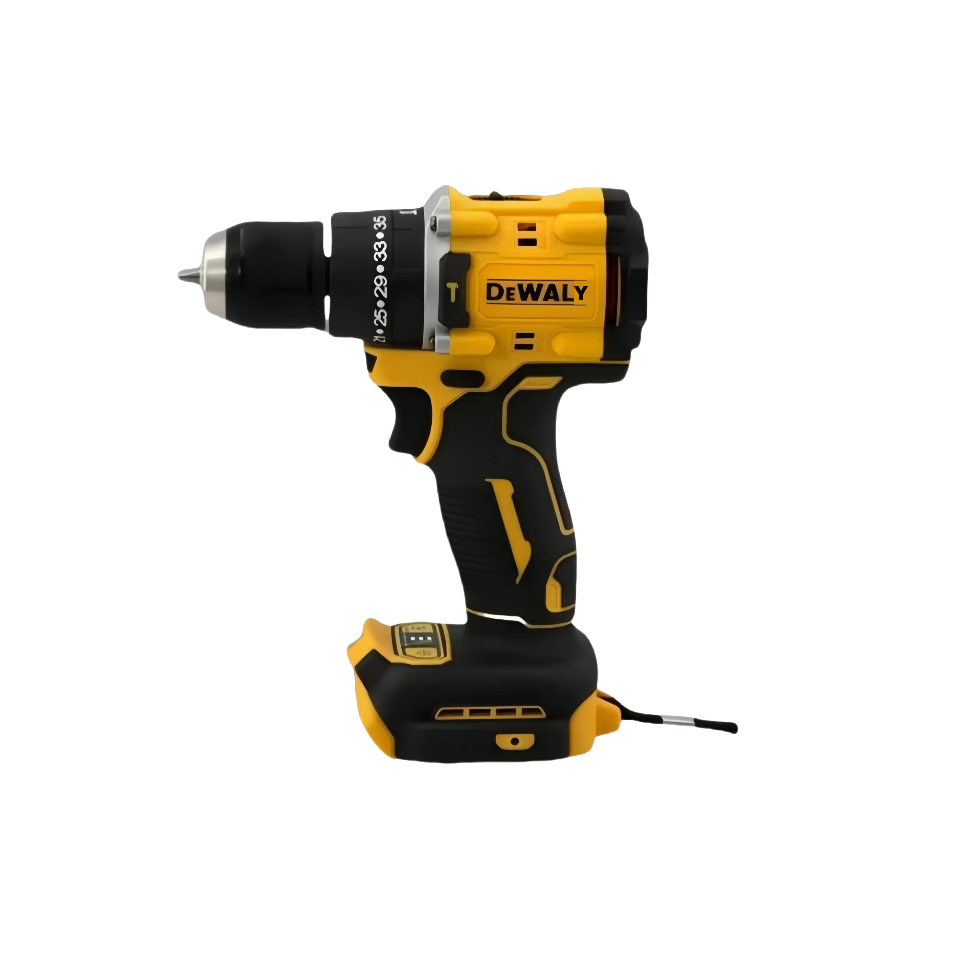 DEWALY مثقاب كهربائي لاسلكي قابل لإعادة الشحن ومفك براغي متعدد الوظائف للاستخدام المنزلي