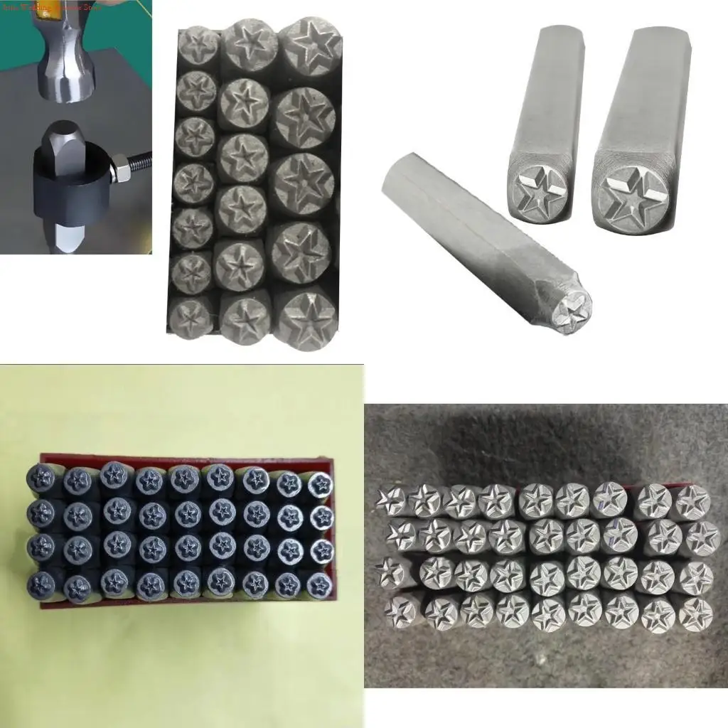 

G92D 3 шт. Металлические штампы в форме звезды для штамповки ювелирных изделий и поделок