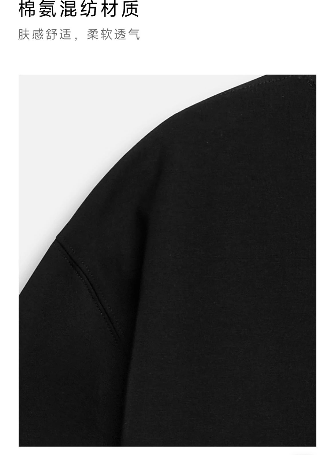 تي شيرت Xiaomi Mijia الكلاسيكي برقبة دائرية للرجال بأكمام قصيرة، قميص أساسي كاجوال برقبة دائرية نصف كم