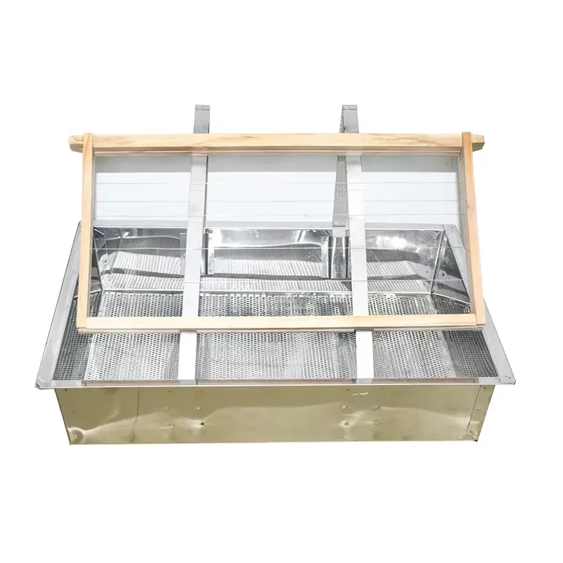 Stainless Steel Honey Uncapping Tray for Cappings & Honey Collection Honeycomb Uncapper Beekeeping Harvest Tool