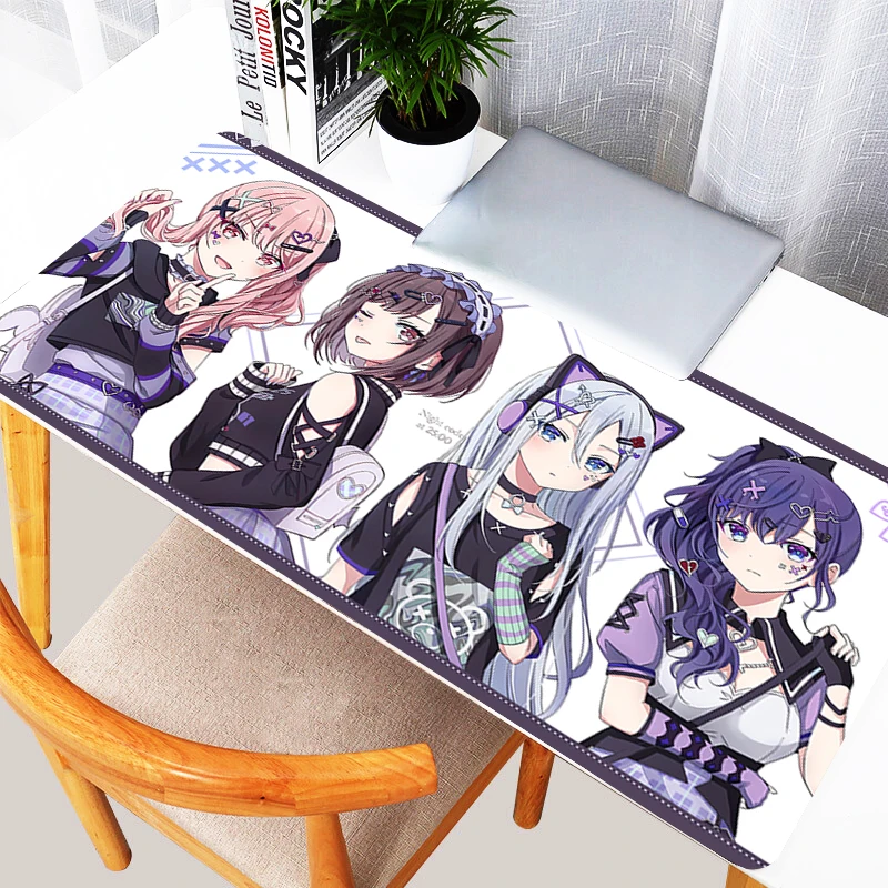 

Mouse Pad Anime Girl HD Print Mousepad Project Sekai Stage Nightcord Keyboard Pad Laptop Gaming Mouse Mat PC Kawaii XXL Desk Mat