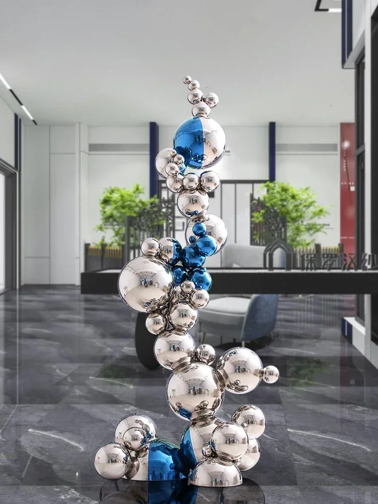 

Абстрактная скульптура-модель из нержавеющей стали, роскошное художественное изделие, декор для офиса и дома, аксессуары для украшения интерьера, подарки на новоселье