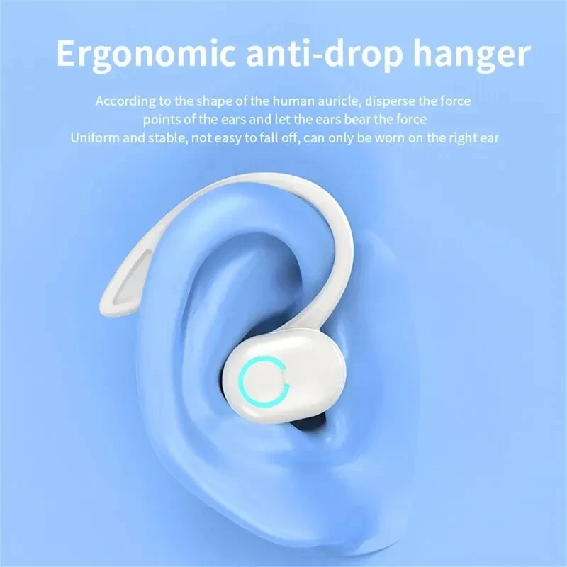Bluetooth 5.1 Headset Wireless Earbuds Earphones Stereo Headphones Ear Hook F8 image 2