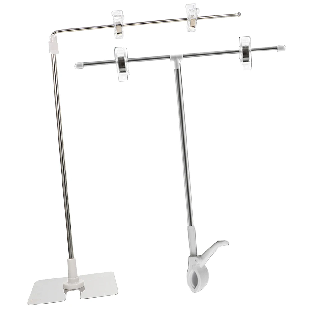 

2Pcs Height Adjustable Advertising shaped Poster Holders for Wedding Display Durable Stainless Steel Easy to Carry