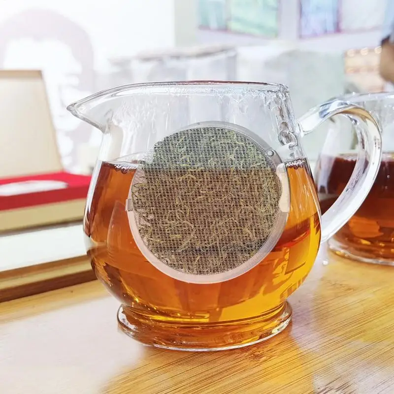 Palla da tè Infusore da tè in acciaio inossidabile Maglia in acciaio inossidabile Palla da tè Filtri da tè con catena Infusore da tè Filtri per tè