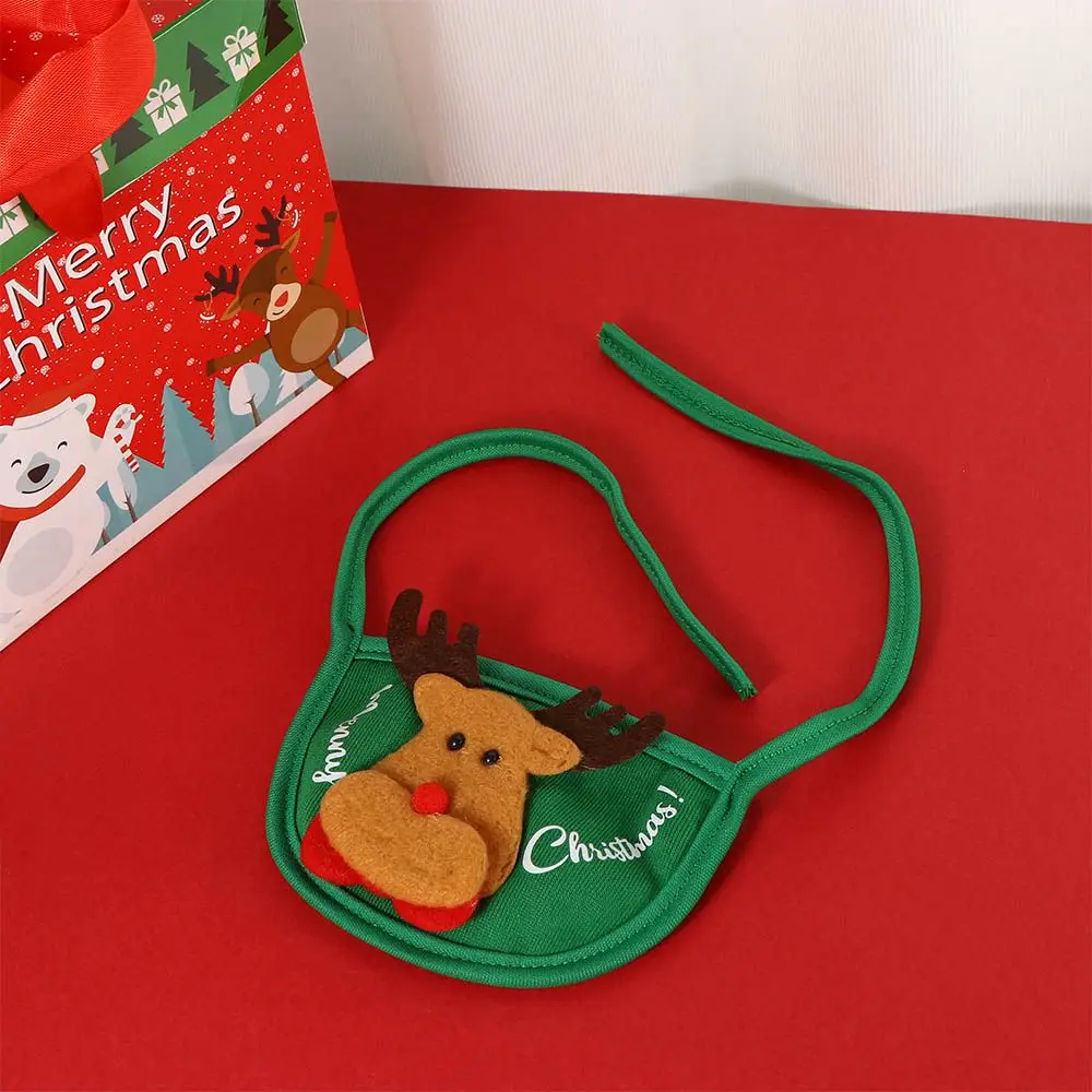 Winter Supplies Costume Bibs For Small Medium Large Dog Cat Pet Triangle Scarf Pet Christmas Hat Pet Clothing Bandana Santa Hat