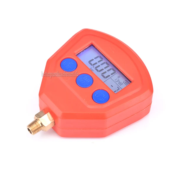 R22 R410 R407C R404A R134A Air Conditioner Refrigeration Vacuum Medical Equipment Battery-Powered Digital Pressure Gauge