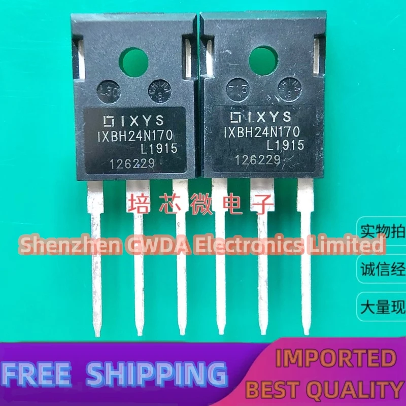 10PCS-20PCS  IXBH24N170  IGBT TO-247 1700V 24A  In Stock Can Be Purchased 