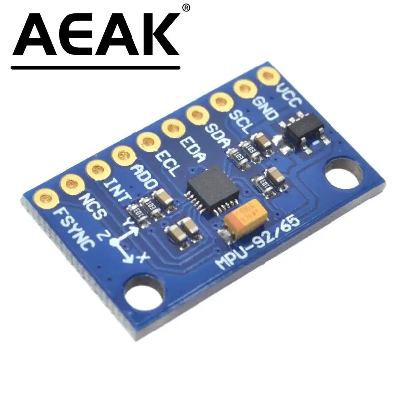 1 Pcs Spi/Iic GY-9250 Mpu 9250 MPU-9250 9-As Houding + Gyro + Accelerator + Magnetometer Sensor module MPU9250