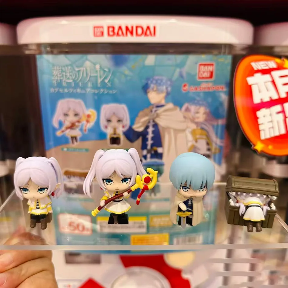 Frieren: Beyond Journey's End 4-teilige Anime-Figuren Sitzende Fern Actionfiguren Frieren Nudelstopper Figuren-Sammlung Modellspielzeuge