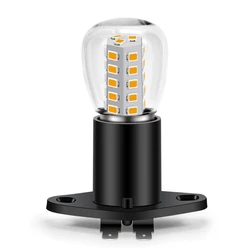 RUIANDSION-bombilla E14 T170 2835 33SMD para microondas, luz de alta temperatura de 220V, Blanco cálido y Base E14MM, negro