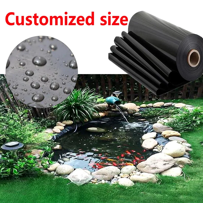 Customizable Fish Pond Membrane Waterproof and Anti-seepage Aquaculture Plastic Pond Liner Rain Water Tray