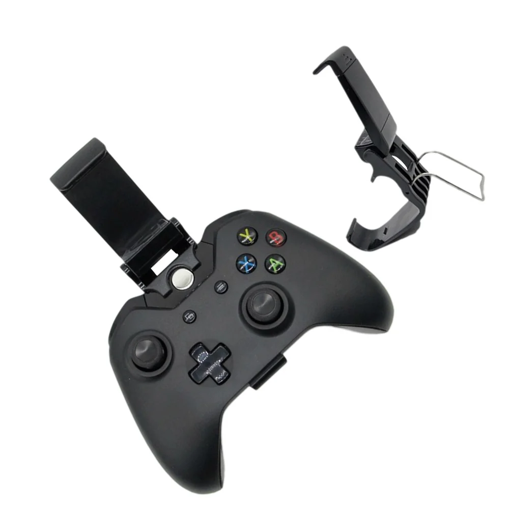 2 szt. Uniwersalny uchwyt na telefon do kontrolera gier, regulowany klips, stojak do kontrolera mobilnego, ergonomiczny design, czarny