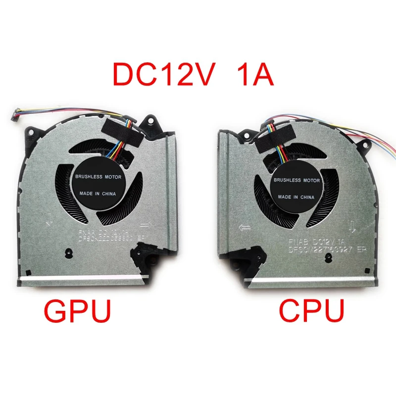 New CPU GPU Cooling Cooler Fan For ASUS ROG Strix G15 G513 G533 G17 G713 G733 G533Q G513QR G713QR G733QS 13NR0540P01011 DC12V 5V