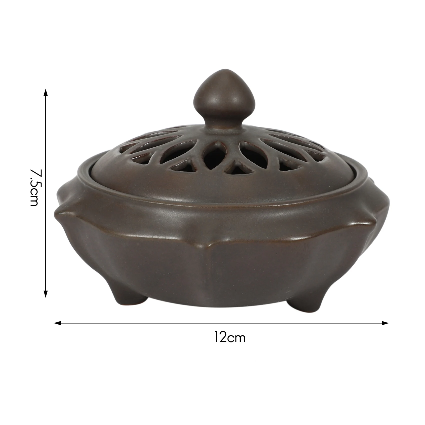 AT05-3X Mosquito Repellent Incense Burner Classical Living Room Decor Porcelain Coil Incense Holder