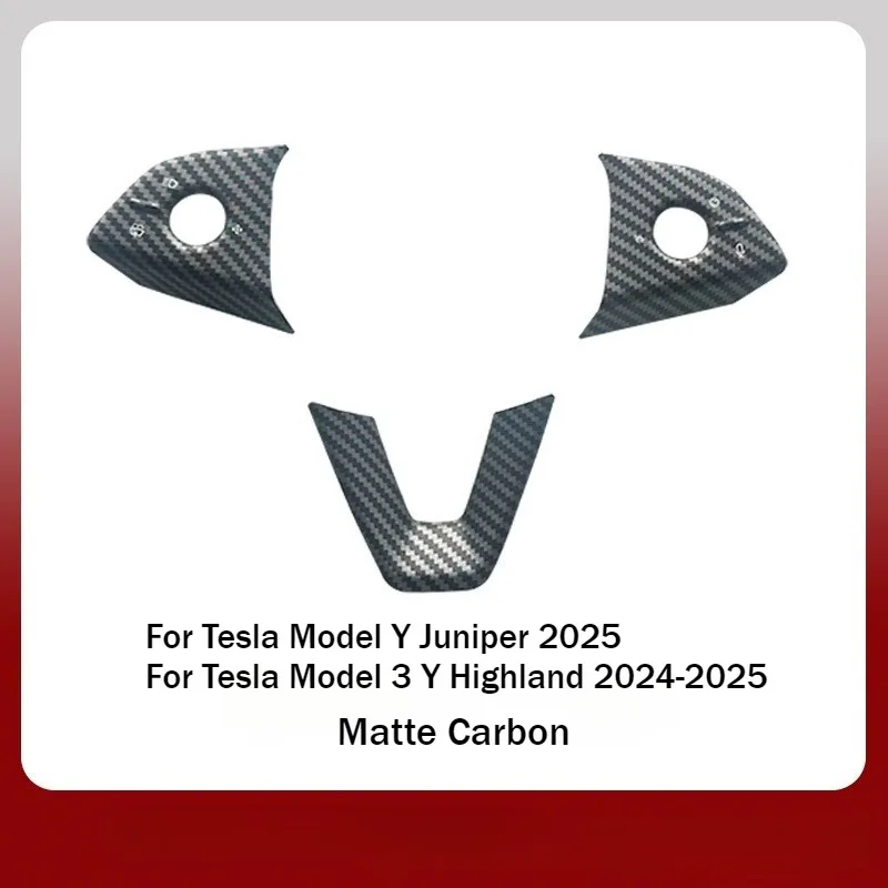 Lenkradabdeckung für Tesla Model Y Juniper Model 3 Highland 6-Sitzer ModelYL Lenkradschutz Dekorative Verkleidung – Detail 10