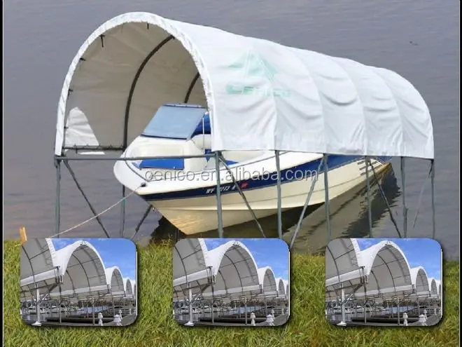 Abrigo de barco de doca, barraca de dossel de carro