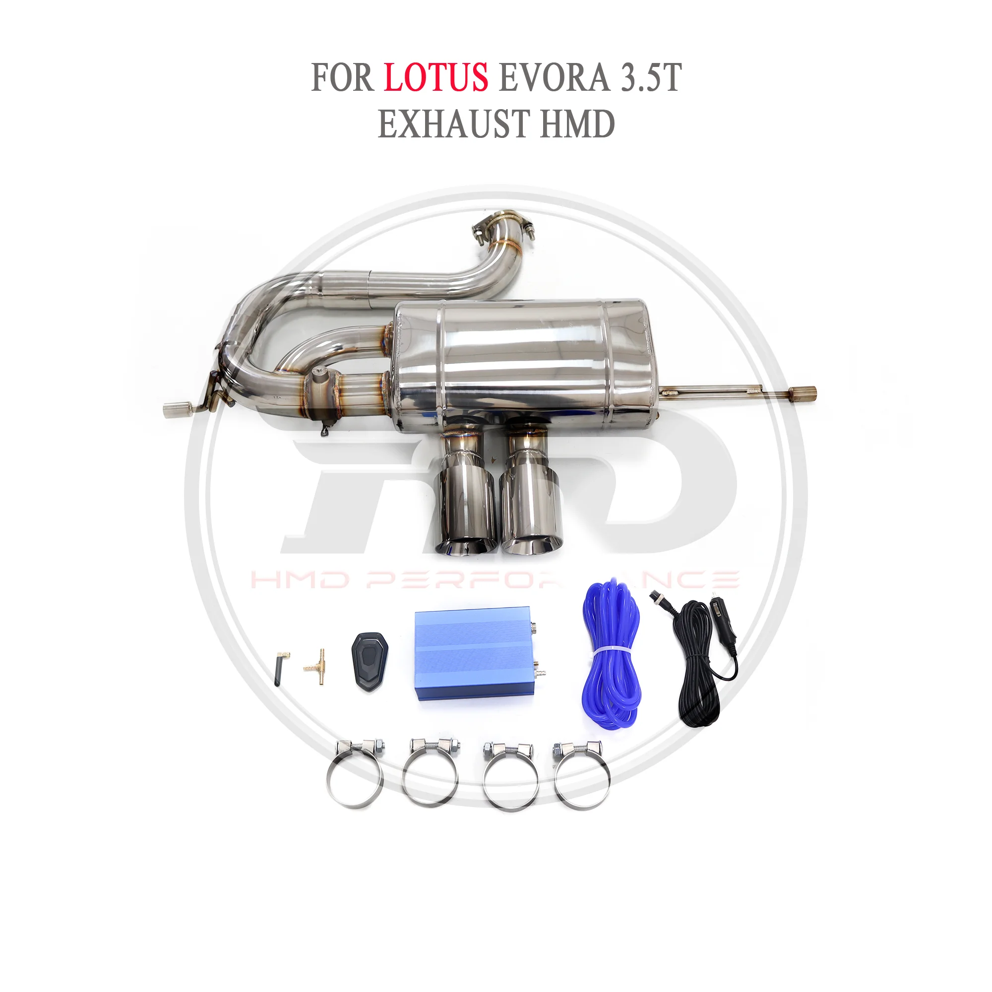 

HMD Catback for Lutos Evora 3.5T Exhaust System Stainless Steel Performance Valve Pipe Mufflers Car Accessories