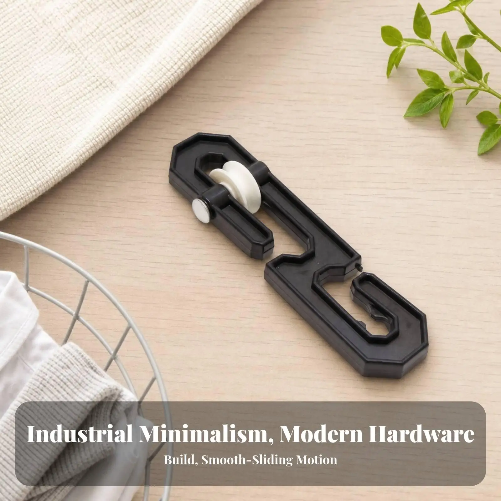 Heavy Duty Nylon Wheel Spreader Clothesline Pulley for Retractable Laundry Rope Tensioner for Portable Clothes Hanger