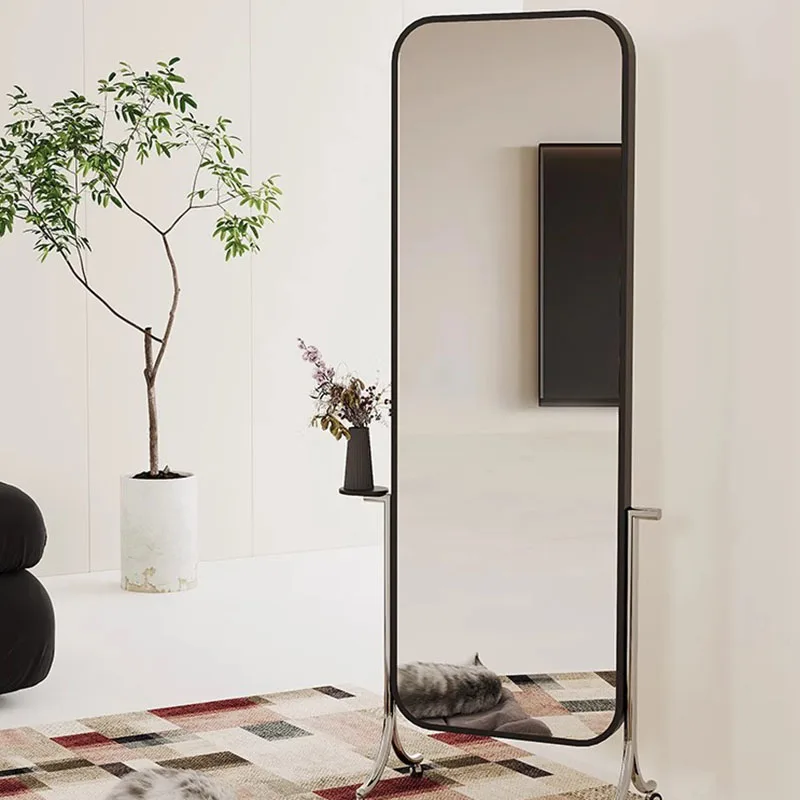 Funky Floor Mirror Items Modern Living Room Art Star Standing Mirror Full Body Bedroom Girls Square Espelhos Home Decorations