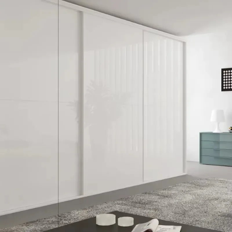 Modern Bedroom Furniture with Built-in Wardrobe and Sliding Door