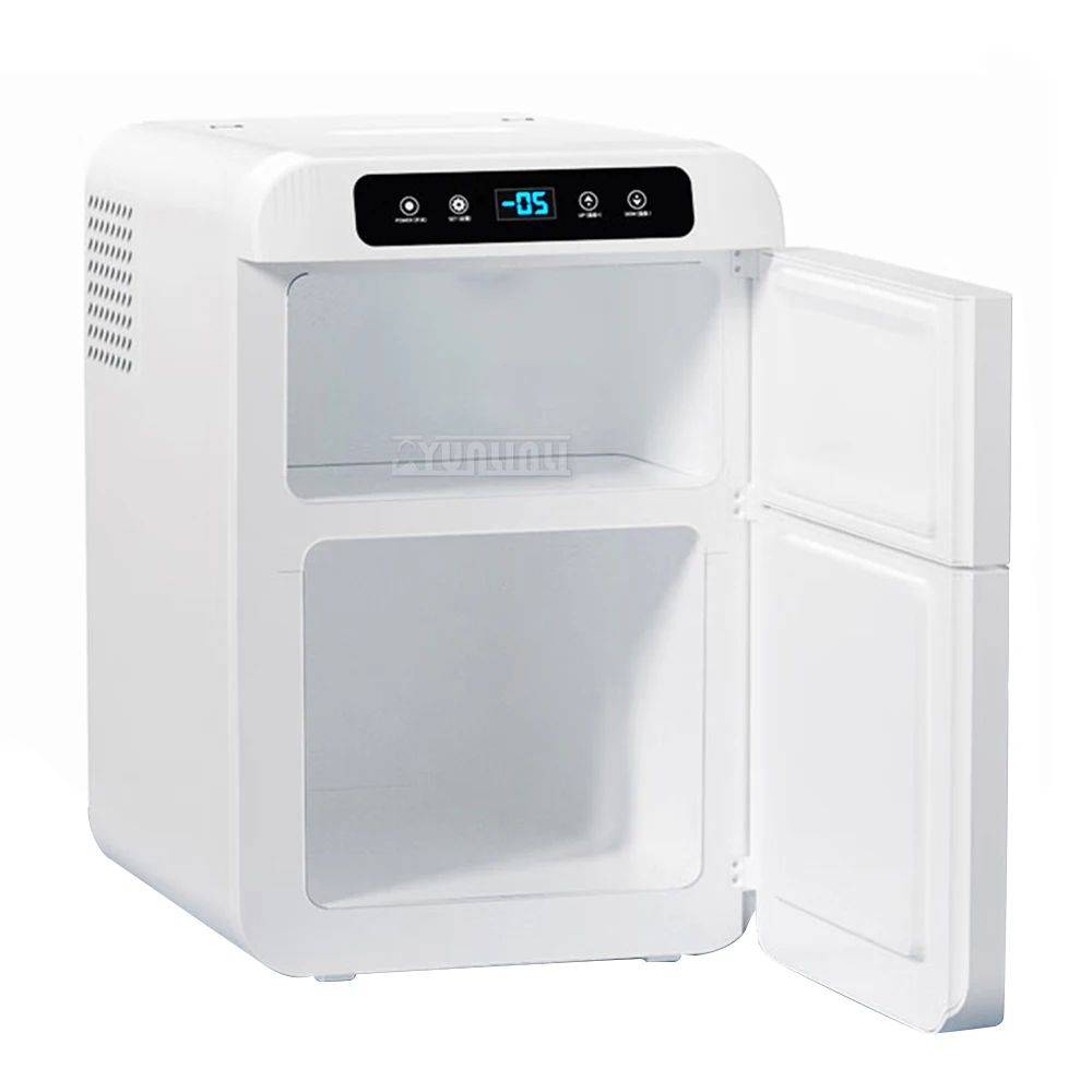 Nevera Portátil de 28L, Refrigerador Pequeño para Auto de 12V/24V, Congelador para Vehículo