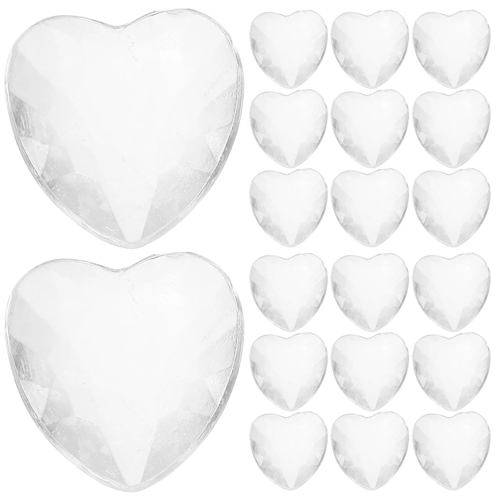 

100 шт. акриловые бриллианты в форме сердца, наполнитель для вазы, разбросы свадебного стола, аксессуары на день Святого Валентина, кристаллы, акриловые бриллианты